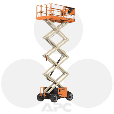 Plataforma elevatória tesoura JLG RT4069 4x4.