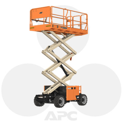 Plataforma elevatória tesoura JLG RT2669 4x4.