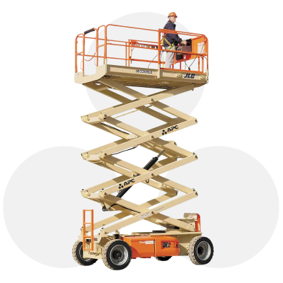 Plataforma elevatória tesoura elétrica JLG M3369LE.