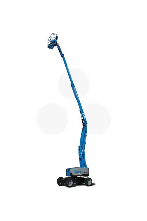 Plataforma elevatória Dingli JCPT0708DCH em operação, ideal para atividades internas com segurança e eficiência.